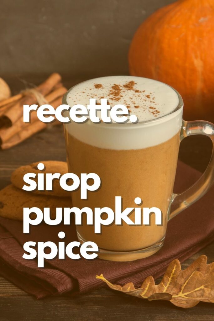 recette pumpkin spice latte